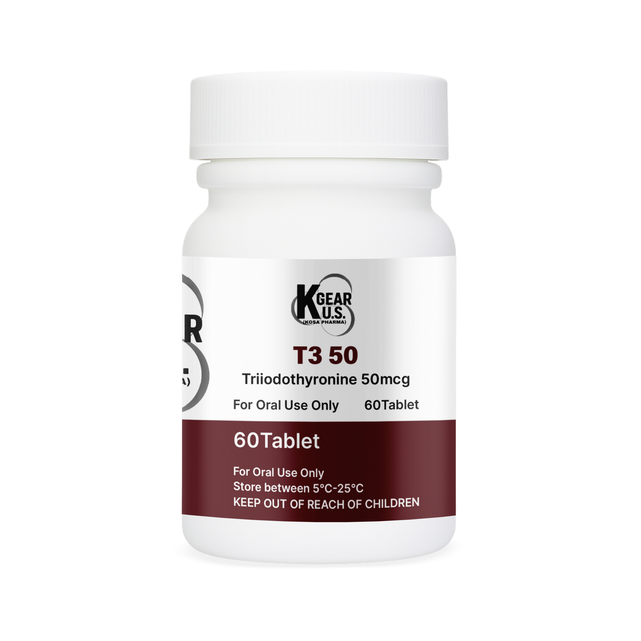 T3 50mcg 50 tabs